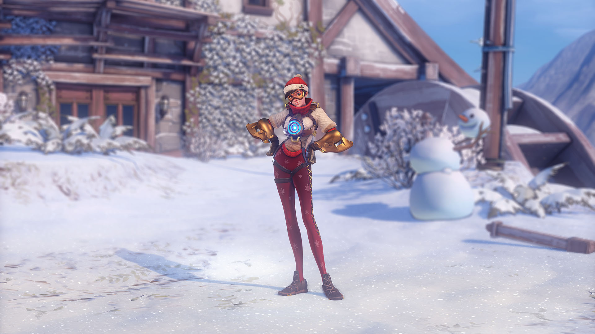 Wooltide Tracer, Overwatch winter wonderland skin